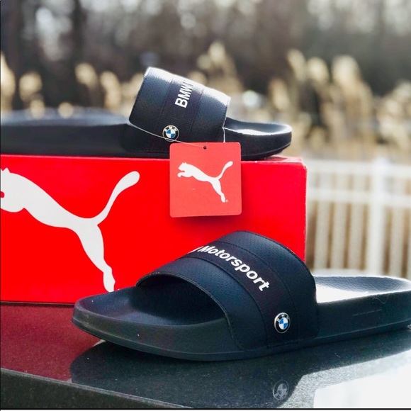 NWT🚘Puma x BMW MMS Leadcat Edition Slides - Picture 2 of 8